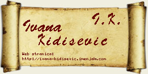 Ivana Kidišević vizit kartica